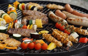 Spieße zu Weihnachten